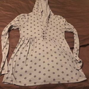 Boutique hooded tunic